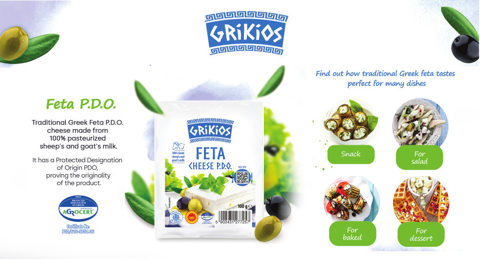 One of the healthiest cheeses in the world available from Grikios